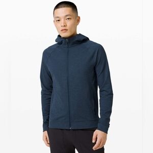 Lululemon City Sweat Full Zip Hoodie Heathered True Navy, XL
